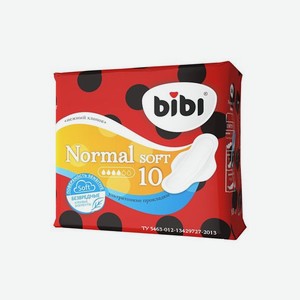 Прокладки гигиенические  Bibi Normal Soft , 10 шт