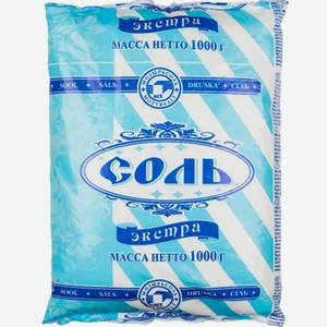 Соль 1 кг Полесье Экстра м/уп
