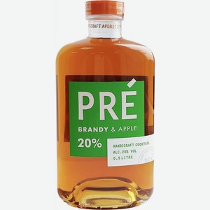 Коктейль алкогольный Pre Brandy & Apple 20% 0.5л