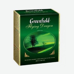 Чай пакетированный Greenfield Flying dragon Зеленый 100шт