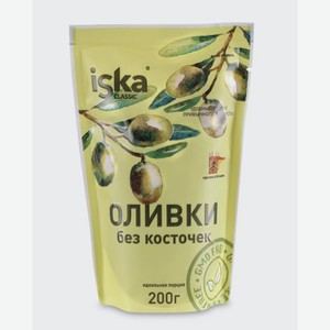 Зеленые оливки  ISKA  200гр