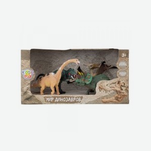 Набор фигурок KiddiePlay Динозавры 12 см, 4 шт.