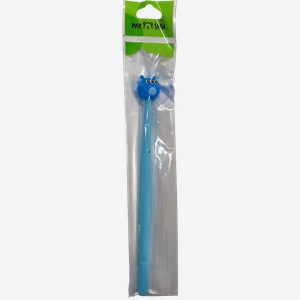 Ручка Рельеф-центр Meshu Монстрики шариковая синяя с топпером 0.7мм