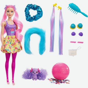Игровой набор Barbie Кукла сюрприз из серии «Блеск: Сменные прически» 25 сюрпризов