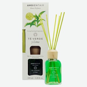 Диффузор ароматический AMBIENTAIR Зеленый чай и лайм, 100 мл