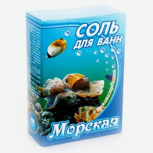 Соль для ванн 400 г Бахташ с пеной Морская 19639