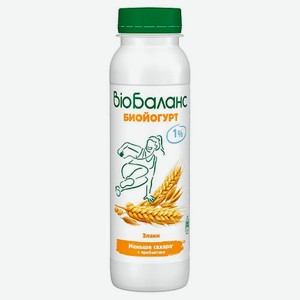 Йогурт Bio Баланс 270г 1% злаки пл/бут