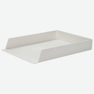 Органайзер горизонтальный для бумаг, АБС-пластик, 24х32.5х5 см, белый