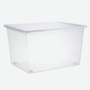 Ящик для хранения IDEA, 53 х 37 х 30 см, 50 л, пластик, прозрачный