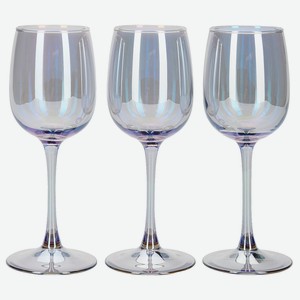 Набор бокалов для вина Васильковый, 3 шт, 300 мл, стекло