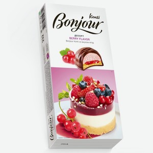 Десерт 232 гр Bonjour со вкусом ягод к/уп