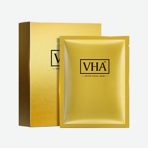 Омолаживающая маска для лица VHA с протеинами шелка и муцином улитки упаковка 25 гр х 10 шт