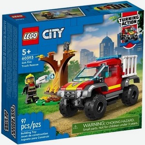 Конструктор LEGO City 60393 Лего Город  Спасательный пожарный внедорожник 