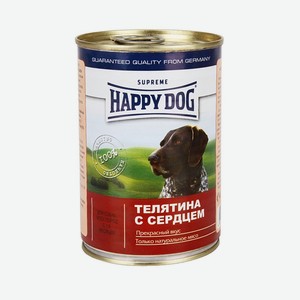 Корм для собак Happy Dog Телятина и сердце