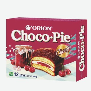 Печенье «Choco-Pie» Cherry, г.Москва, «Орион», 360 г