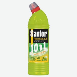 Чистящее средство «Sanfor» Универсальное, «Свежесть лимона», 10в1, 750 мл