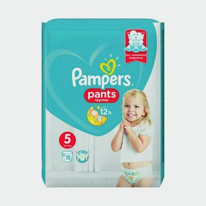 Трусики-подгузники Pampers Pants 5 (12-17 кг) 15 шт