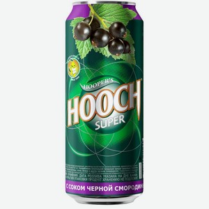 Напиток слабоалкогольный Hooch Супер со вкусом черной смородины ...