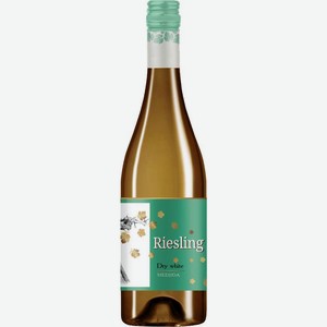 Вино Riesling Medjida белое сухое сортовое ординарное 0.75л
