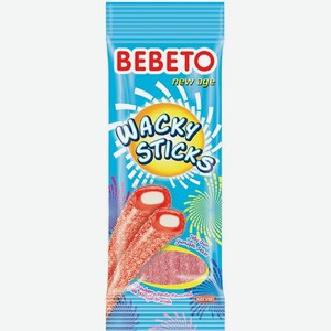 Мармелад жевательный Bebeto Wacky sticks 75г