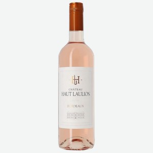 Вино Chateau Haut Laulion Bordeaux, розовое сухое, 0,75 л, Франция