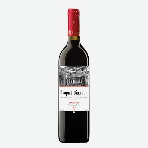 Вино Старый Тбилиси Мукузани, красное сухое, 0,75 л, Грузия