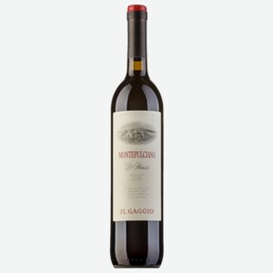 Вино Il Gaggio Монтепульчано Д`Абруццо, красное сухое, 0,75 л, Италия