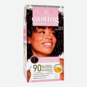 Краска для волос L Oreal Paris Casting Natural Gloss 123 Ристретто 183 г