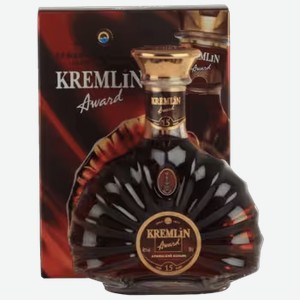 Коньяк Kremlin Award 15 лет 0,5 л в подарочной упаковке