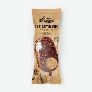 Мороженое Пломбир Особая Коллекция Эскимо С Фундуком 12% 80г