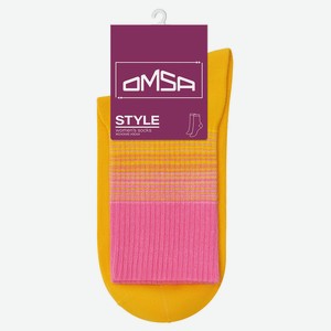 Носки женские Omsa Style желтые, р 39-41