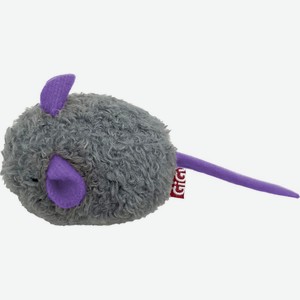 Игрушка Gigwi Мышка фиолетовая со звуковым чипом 1шт