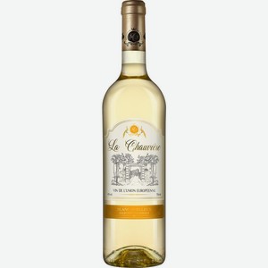 Вино La Chauviere Блан белое полусладкое 11% 0.75л