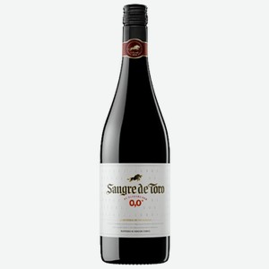 Вино безалкогольное Torres Sangre de Toro красное полусладкое 0,75 л