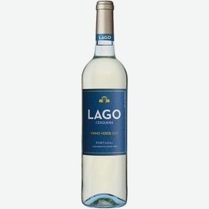 Вино белое Lago Vinho Verde полусухое 10%, 0.75 л, Португалия 