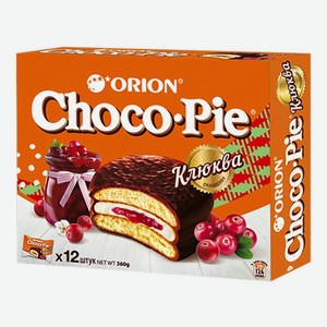 Пирожное Orion Choco Pie клюква, 360 г