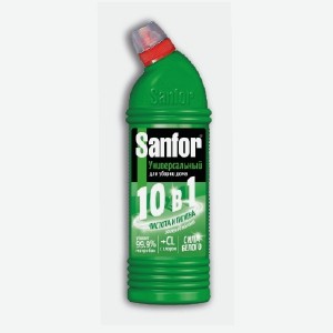 Чистящее средство  Санфор , хлорум, зеленое яблоко, 750 мл