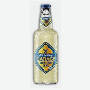 Пивной напиток  Гараж , лимон, калифорнийская груша, 4.6%, 0,4 л