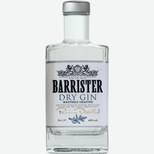Джин Barrister Dry 40% 0.5л