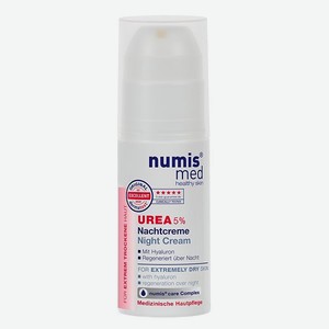Крем ночной для лица numis® med с 5% мочевиной и гиалуроновой кислотой для очень сухой кожи