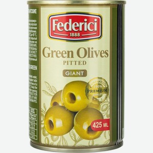Оливки Federici крупные без косточки 400 г