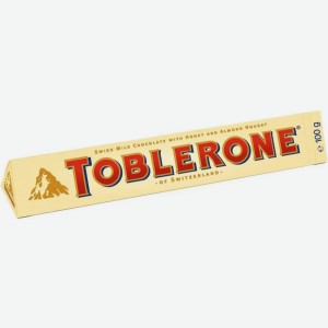 Шоколад молочный Toblerone с медово-миндальной нугой