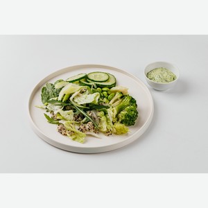 Боул Зеленый салат с киноа, эдамаме и брокколи 180 г