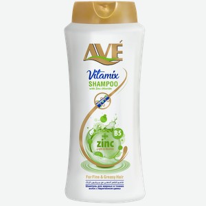 Шампунь Ave Vitamix очищение для жирных и тонких волос, 400 мл