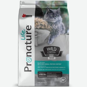 Pronature Life сухой корм для котят и кошек всех возрастов с высоким содержанием белка (340 г)