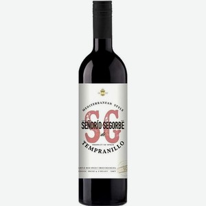 Вино  Сеньорио де Сегорбе Темпранильо  ордин. красн/сух 12% 0,75л, Испания