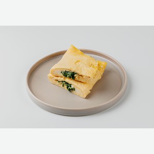 Закрытый омлет с зеленью, шпинатом и сыром, кафе 165 г
