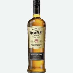 Напиток спиртной Bacardi Oakheart оригинал на основе рома 35% 0.7л