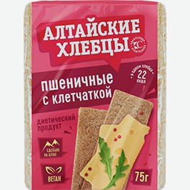 Хлебцы Алтайские, Пшеничные, 75 Г