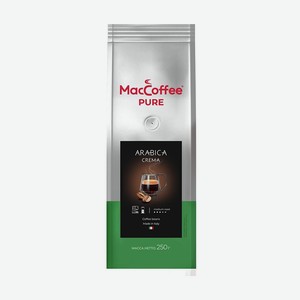 Кофе жареный в зёрнах  Pure Arabica , MacCoffee, 250 г